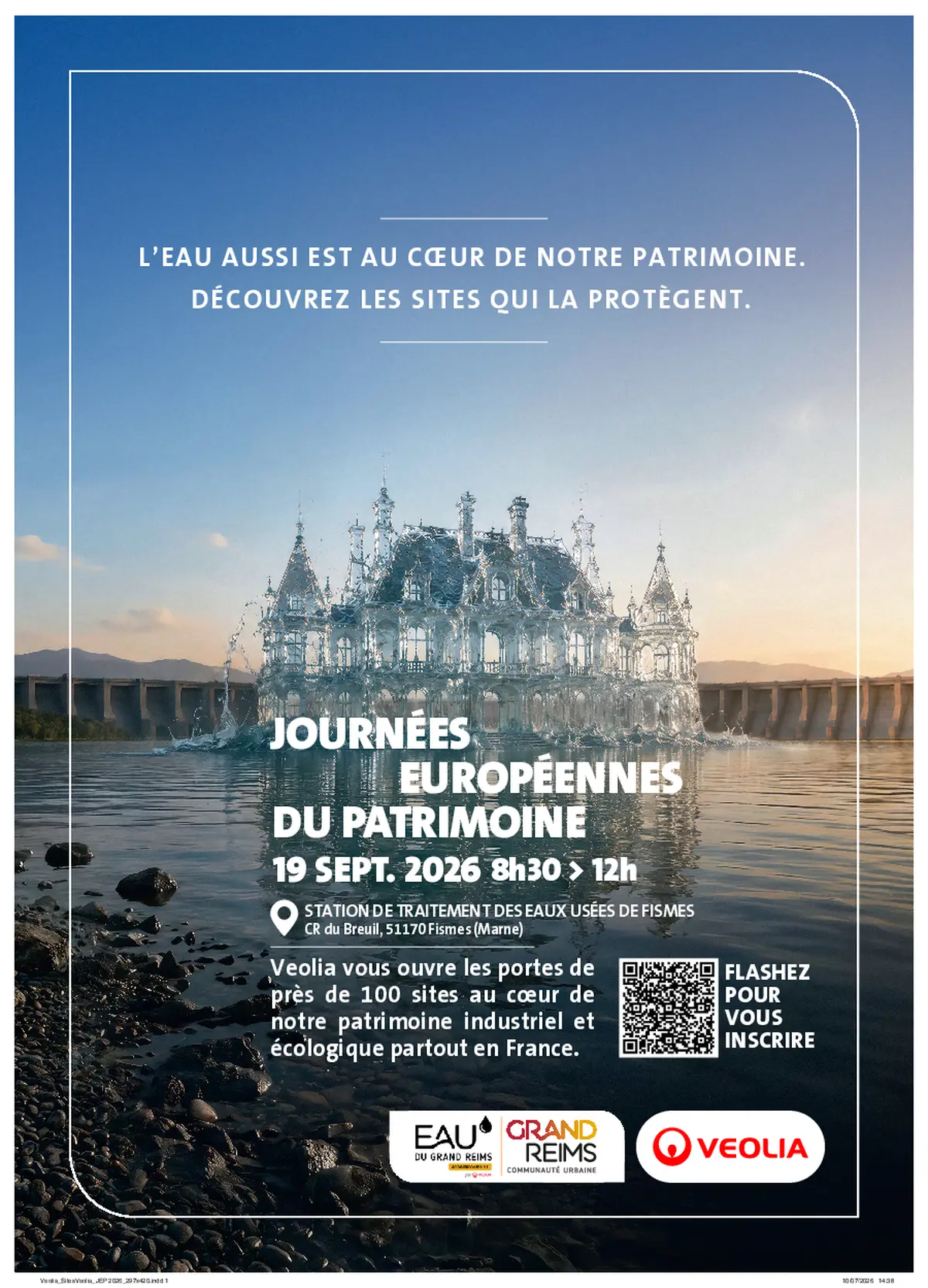 Journées Européennes du Patrimoine : visite de la station de traitement des eaux usées de Fismes