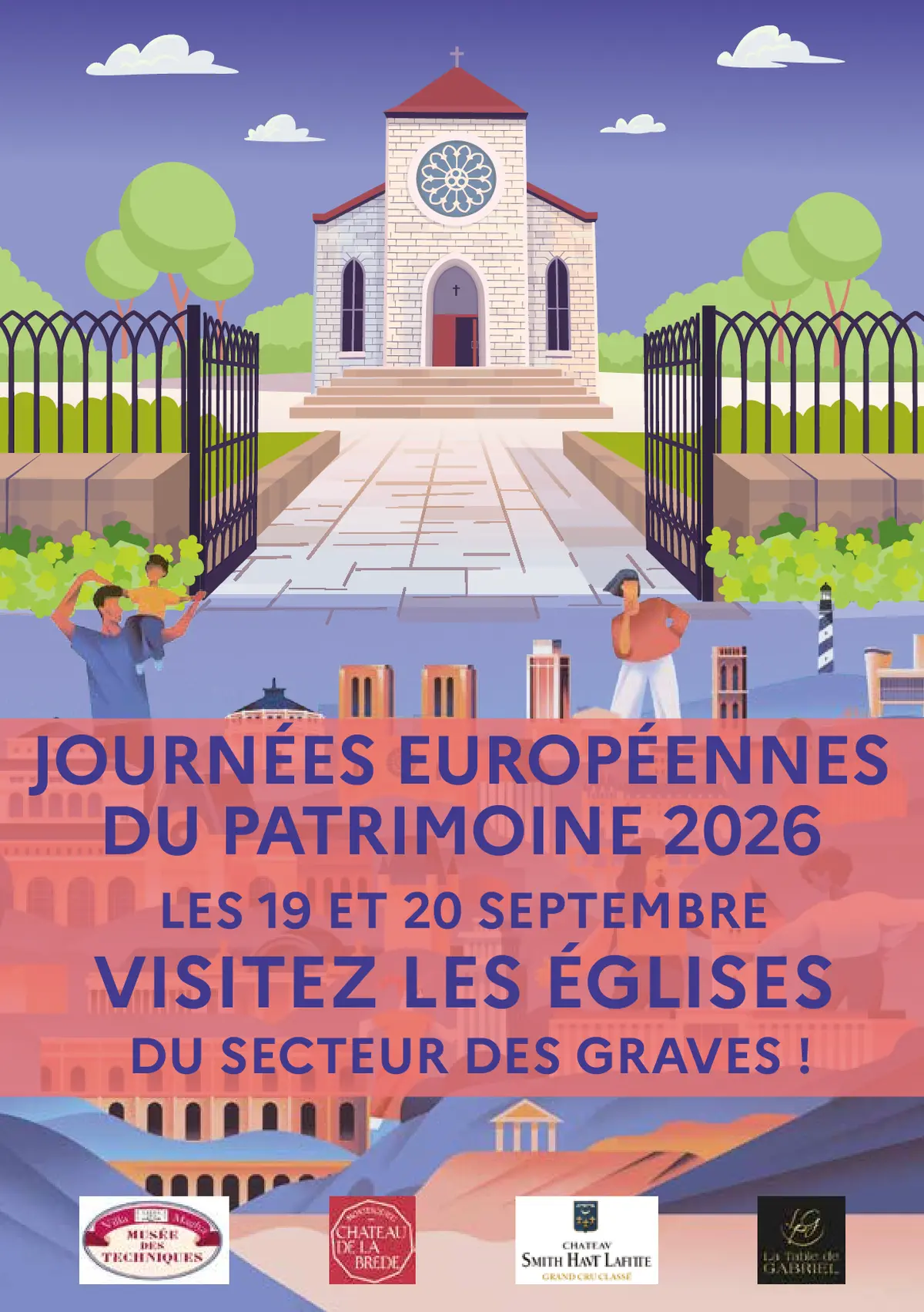 Journées Européennes du Patrimoine - Visite des églises des Graves - Cadaujac