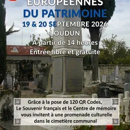 Journées Européennes du Patrimoine : Visite du cimetière par le Centre de Mémoire du Loudunais
