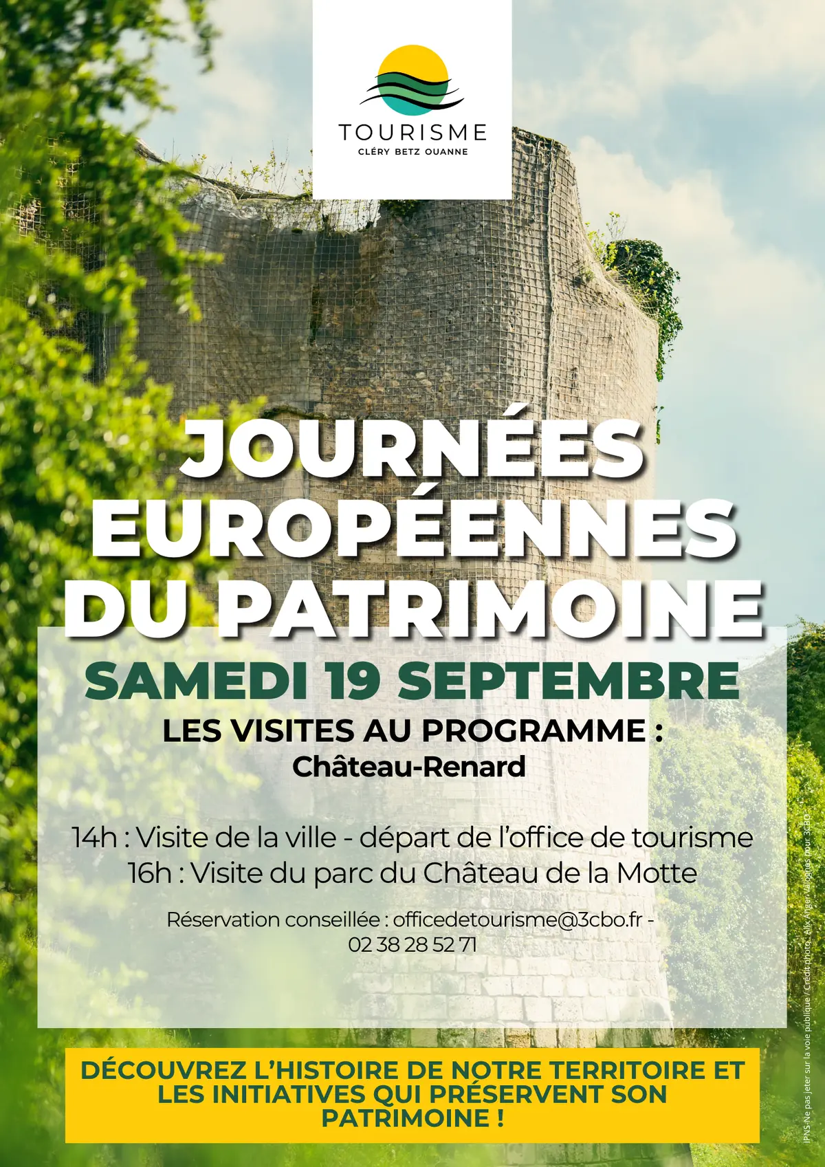 Journées Européennes du Patrimoine : Visites commentées de Château-Renard