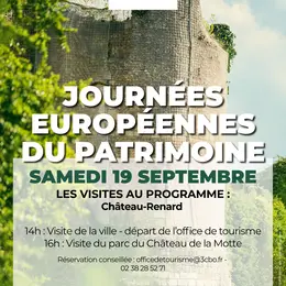 Journées Européennes du Patrimoine : Visites commentées de Château-Renard