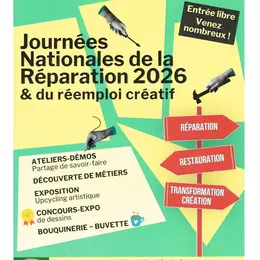 Journées nationales de la réparation et du réemploi créatif