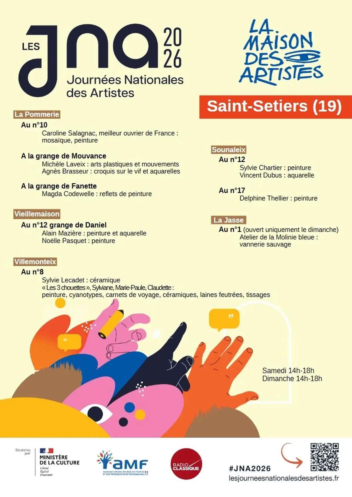 Journées nationales des artistes à Saint-Setiers