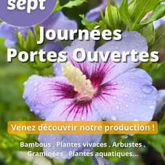Journées Portes Ouvertes d'Automne au Châtel des Vivaces !