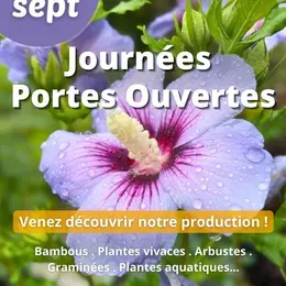 Journées Portes Ouvertes d'Automne au Châtel des Vivaces !