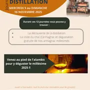 Journées portes ouvertes distillation