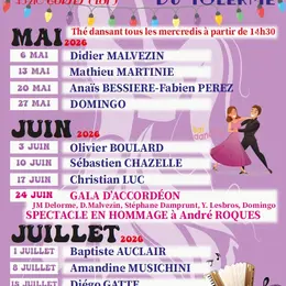Juillet à la  Guinguette du Tolerme