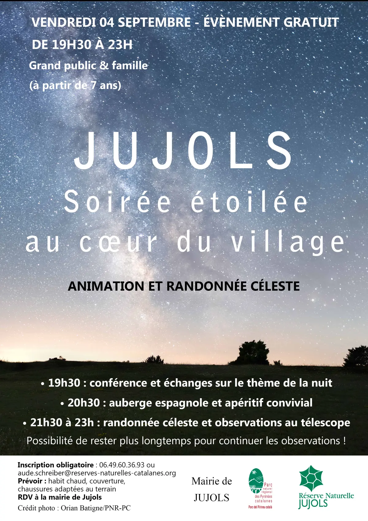 Jujols Soirée étoilée Au Coeur Du Village