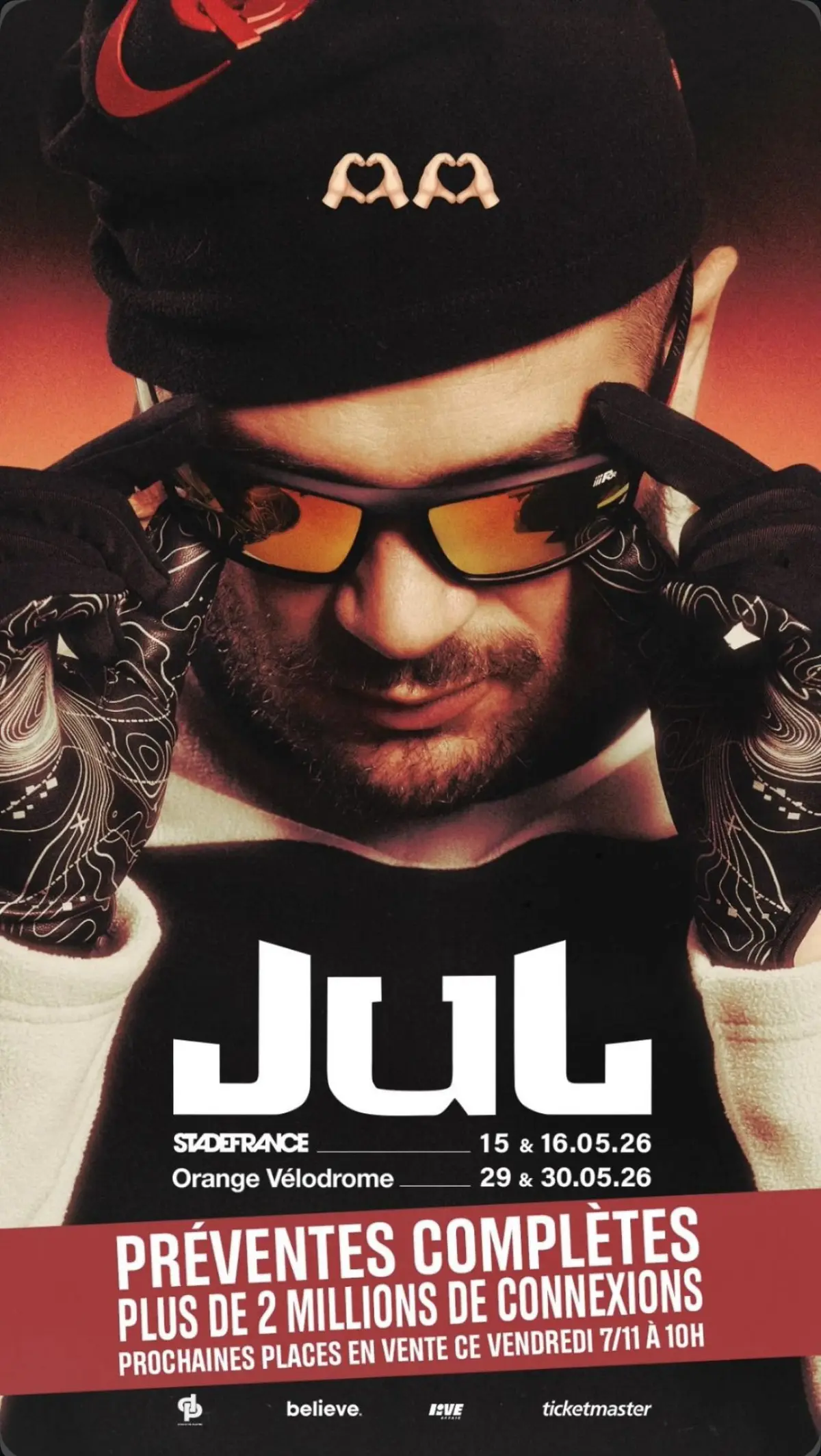 Les préventes pour JuL ont tout explosées !