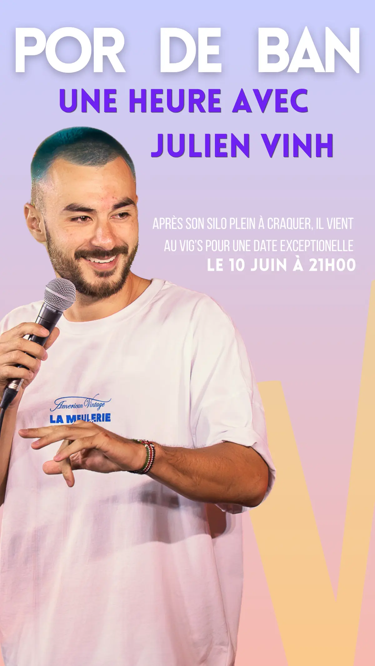 Julien Vinh au Vig's