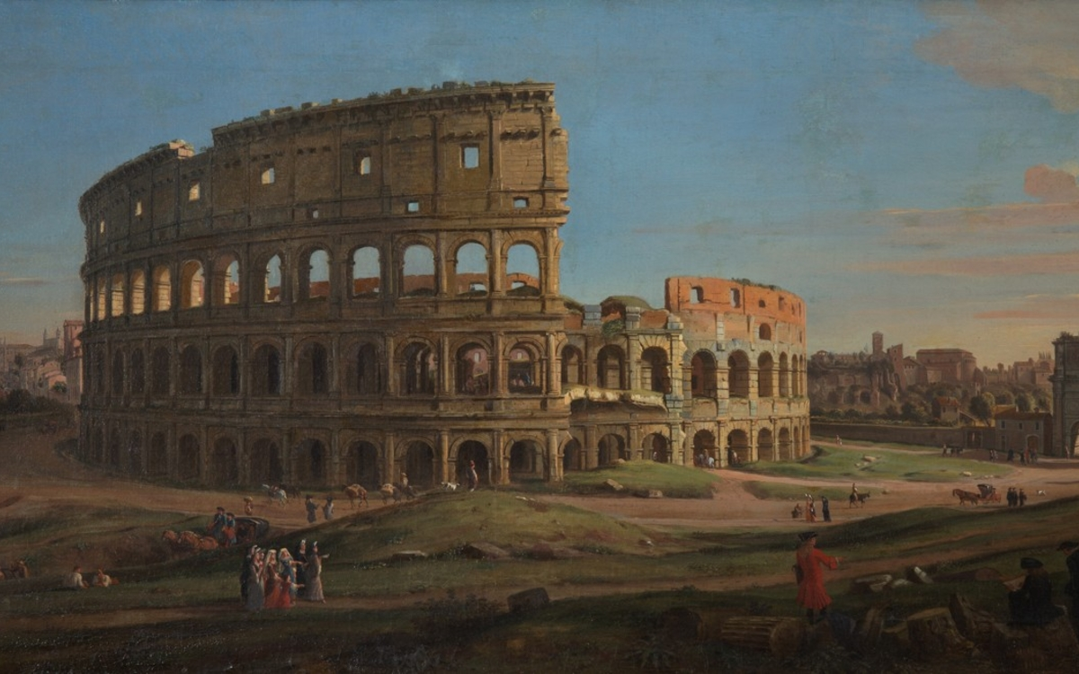 Jumelage Paris - Rome : Il Colosseo de Gaspar Van Wittel