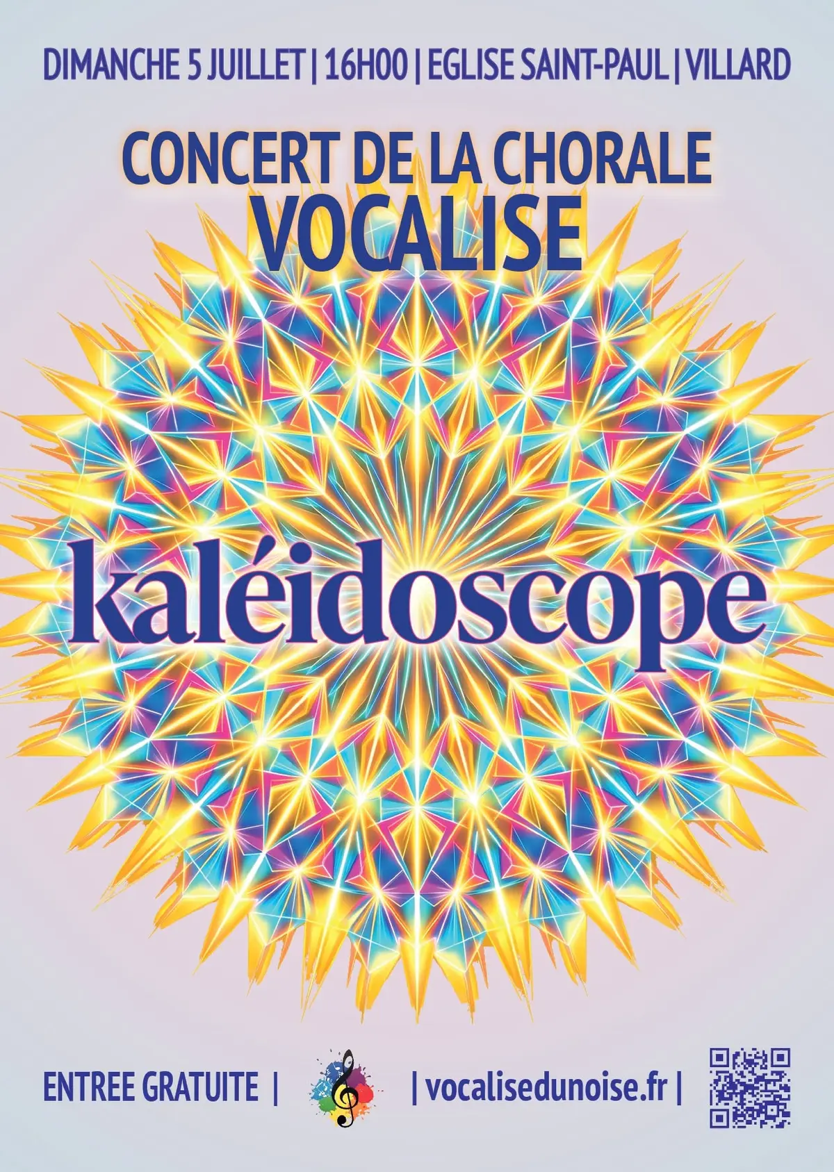 Kaléidoscope concert de la chorale Vocalise
