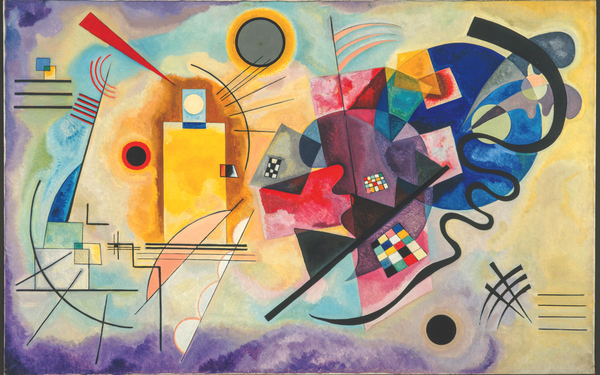 Vassily Kandinsky, Jaune-rouge-bleu, 1925, Paris