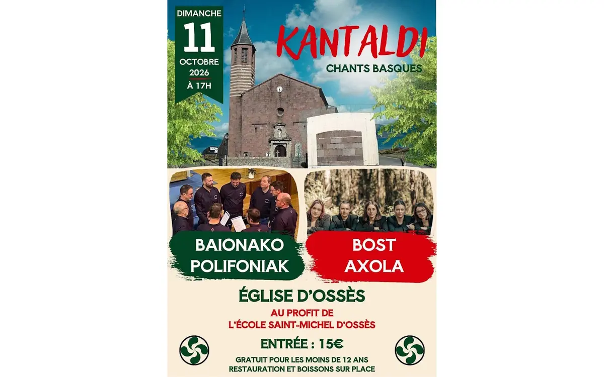 Kantaldi : chants basques : Baionako Polifoniak et Bost Axola