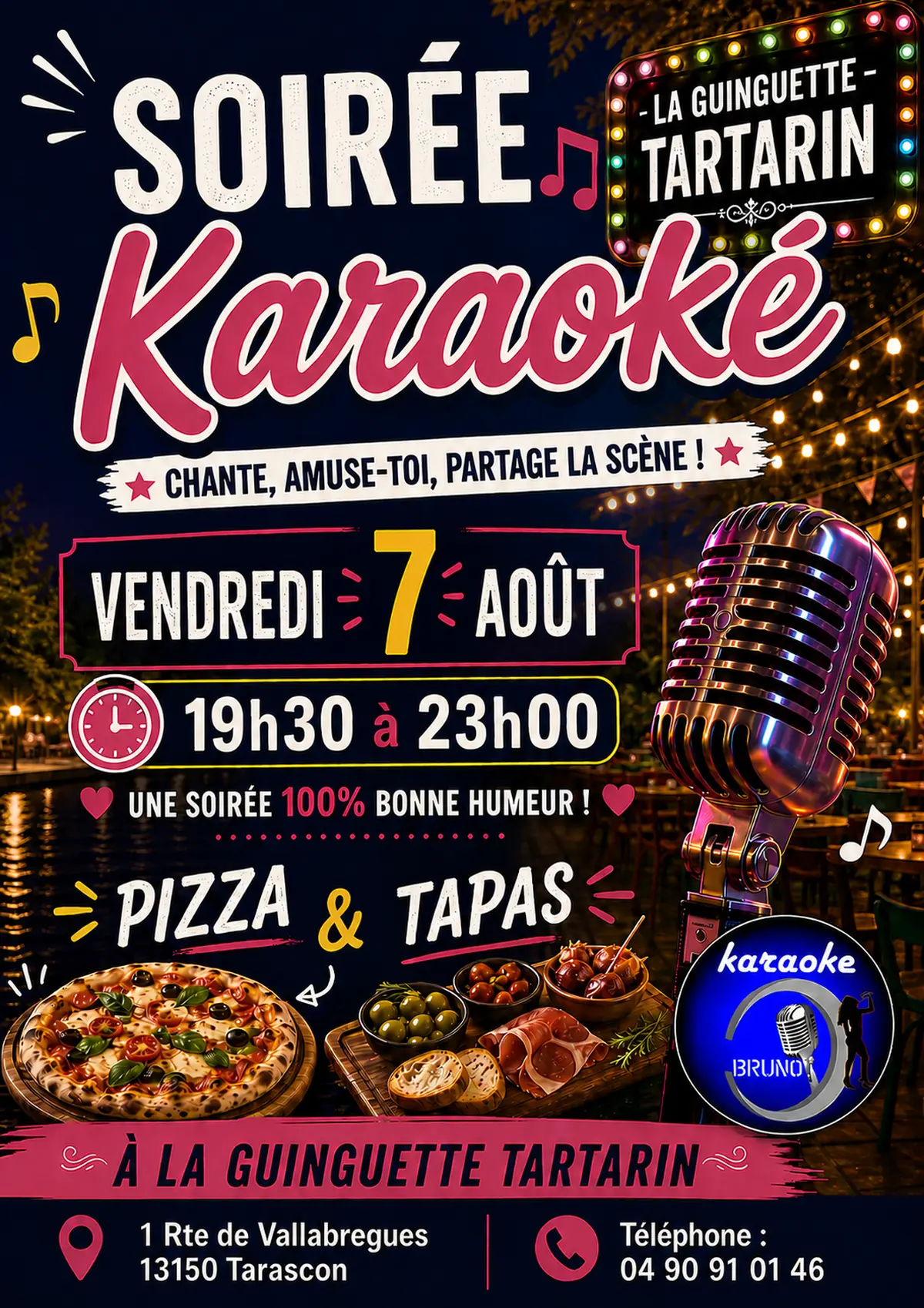 Karaoké à la Guinguette Tartarin