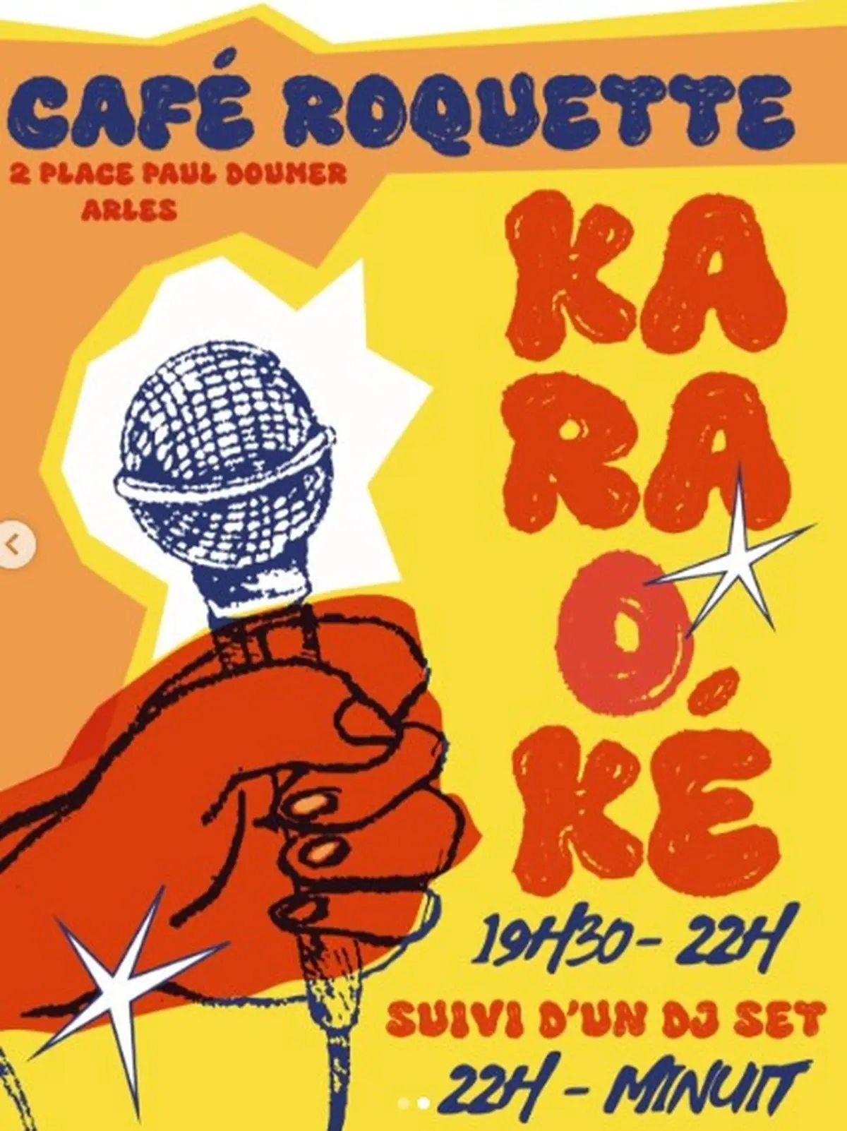 Karaoké au café de la Roquette