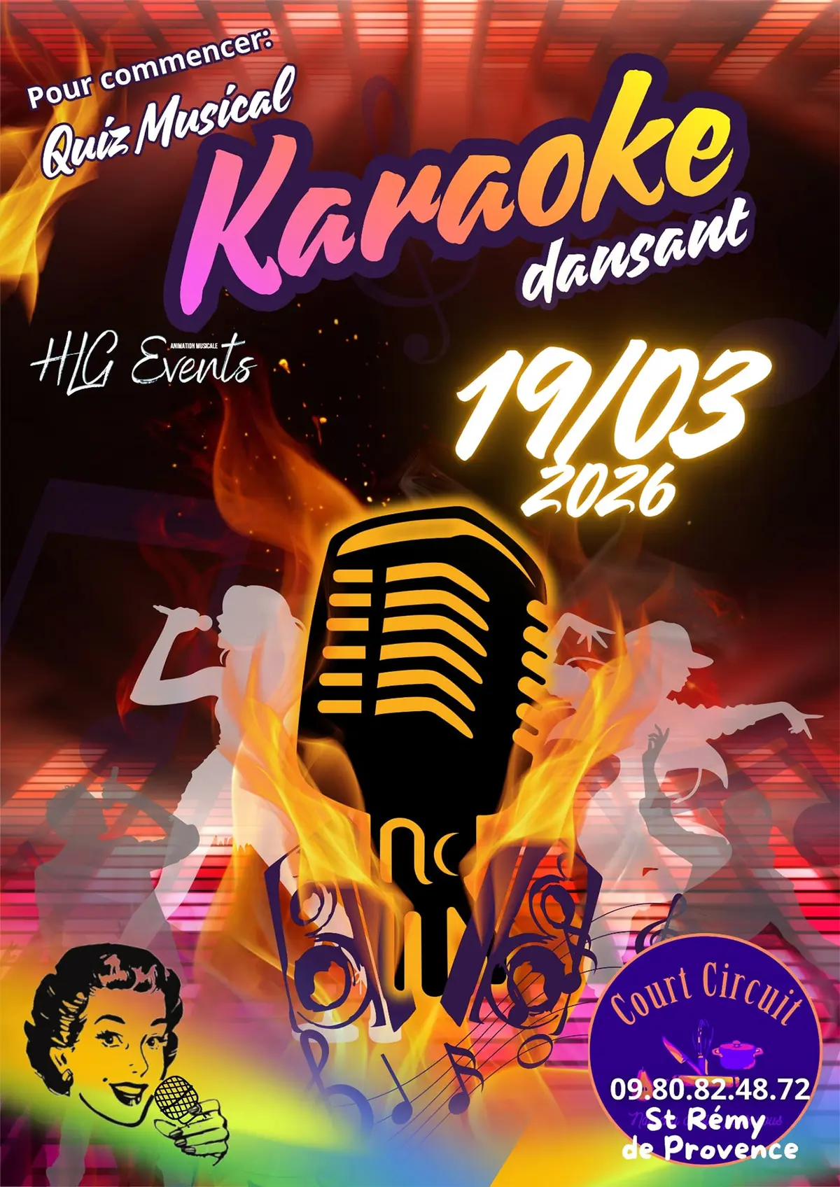 Karaoké dansant au restaurant Court Circuit