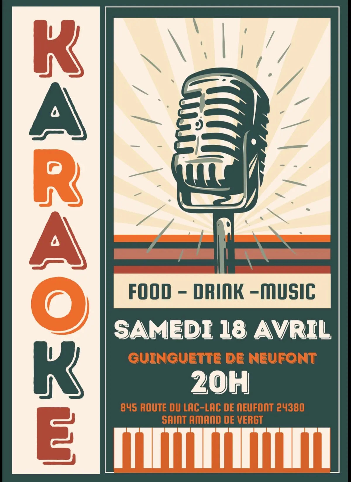 Karaoké - la guinguette de Neufont