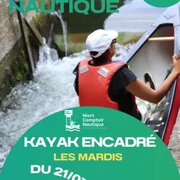 Kayak encadré à Niort Comptoir Nautique