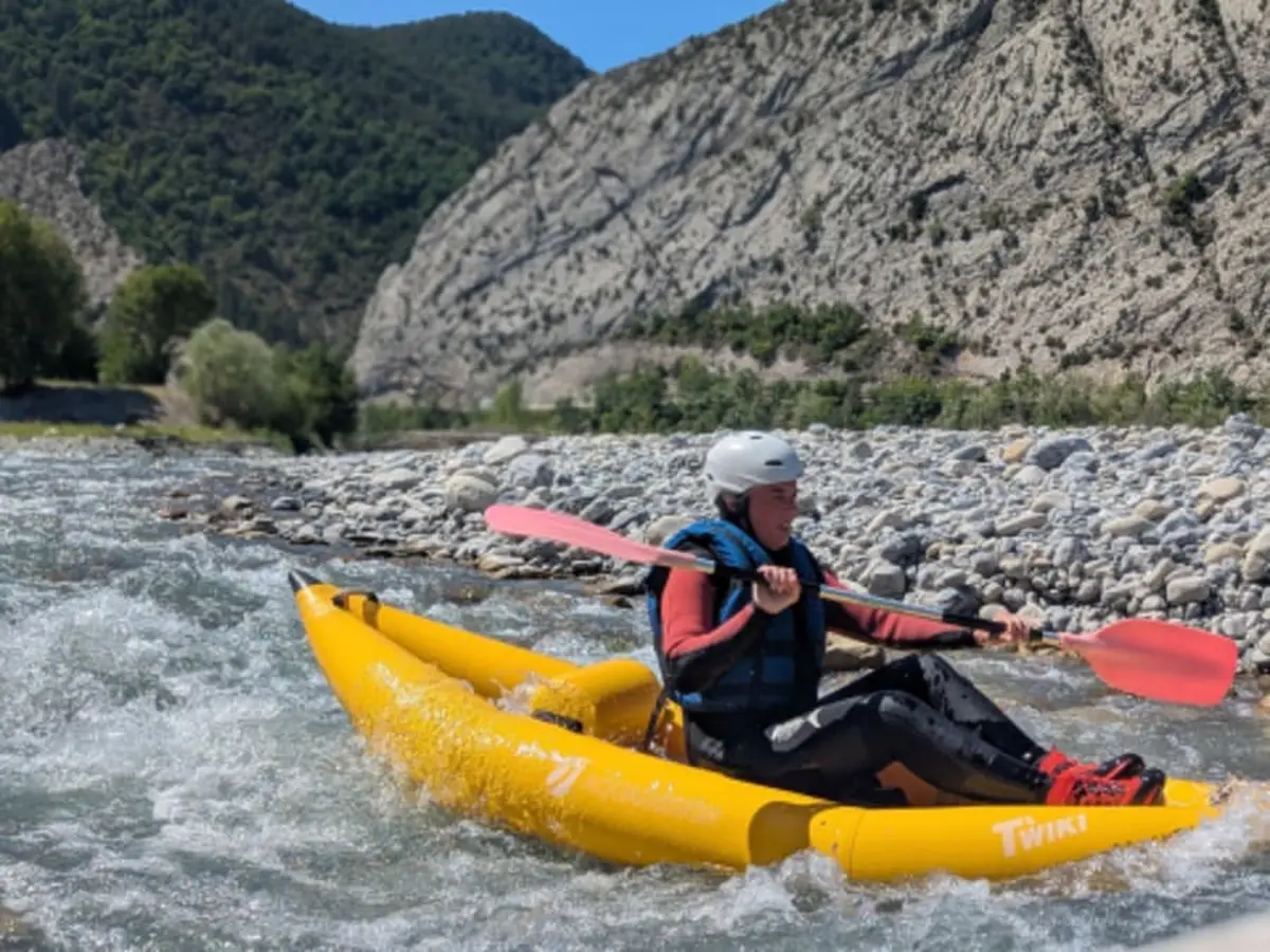 Kayak-raft dans la Vallée du Var (04)