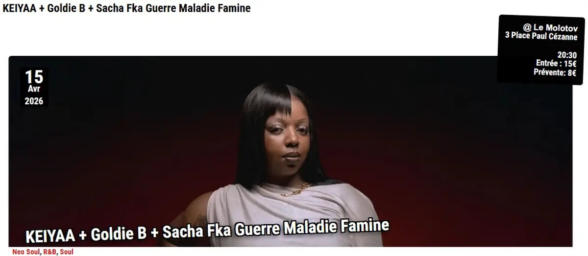 Keiyaa + Goldie B + Sacha Fka Guerre Maladie Famine
