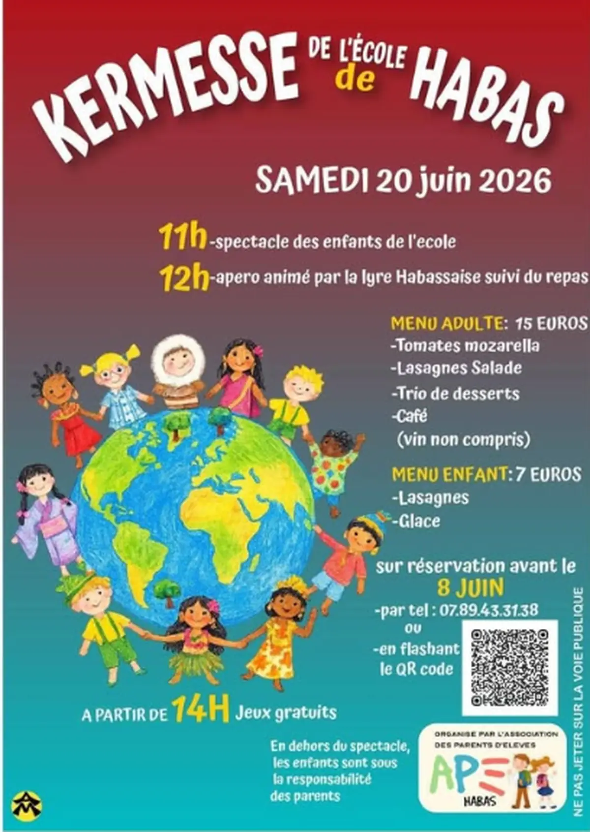 Kermesse de l'école de Habas
