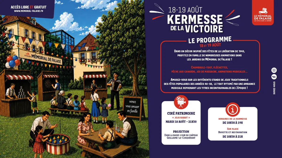 Kermesse de la Victoire au Mémorial de Falaise
