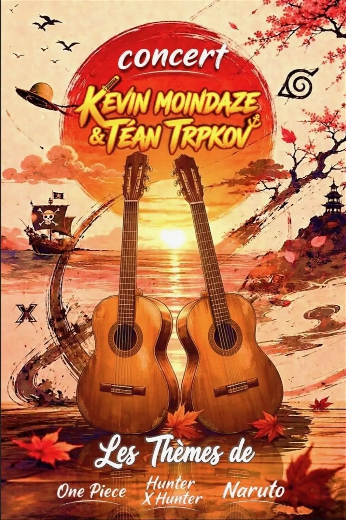 Kevin Moindaze et Téan Trpkov : One Piece, Hunter X Hunter, Naruto