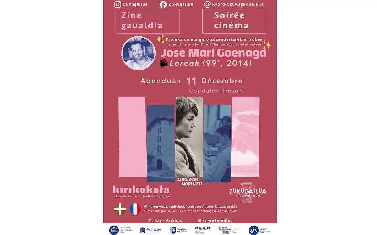 Kirikoketa : Loreak soirée ciné-rencontre avec le réalisateur