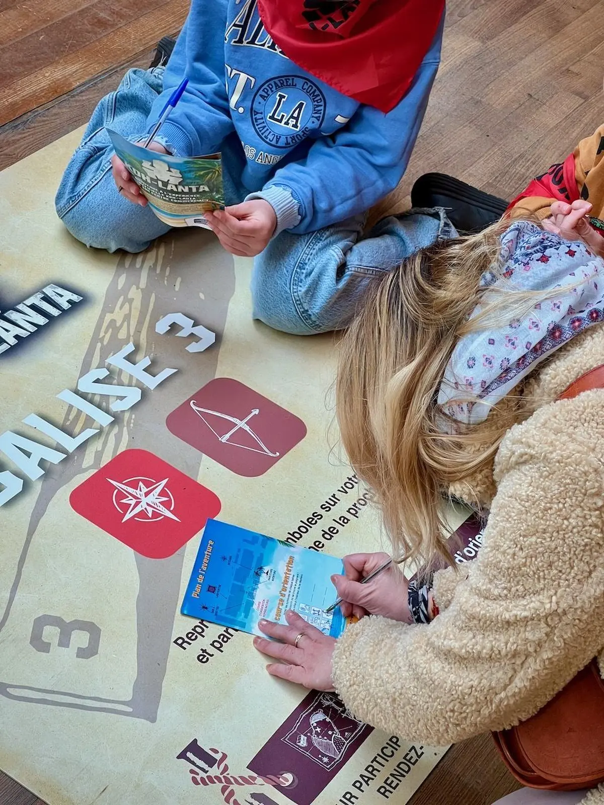 Des balises à retrouver dans le centre à l'aide d'une boussole