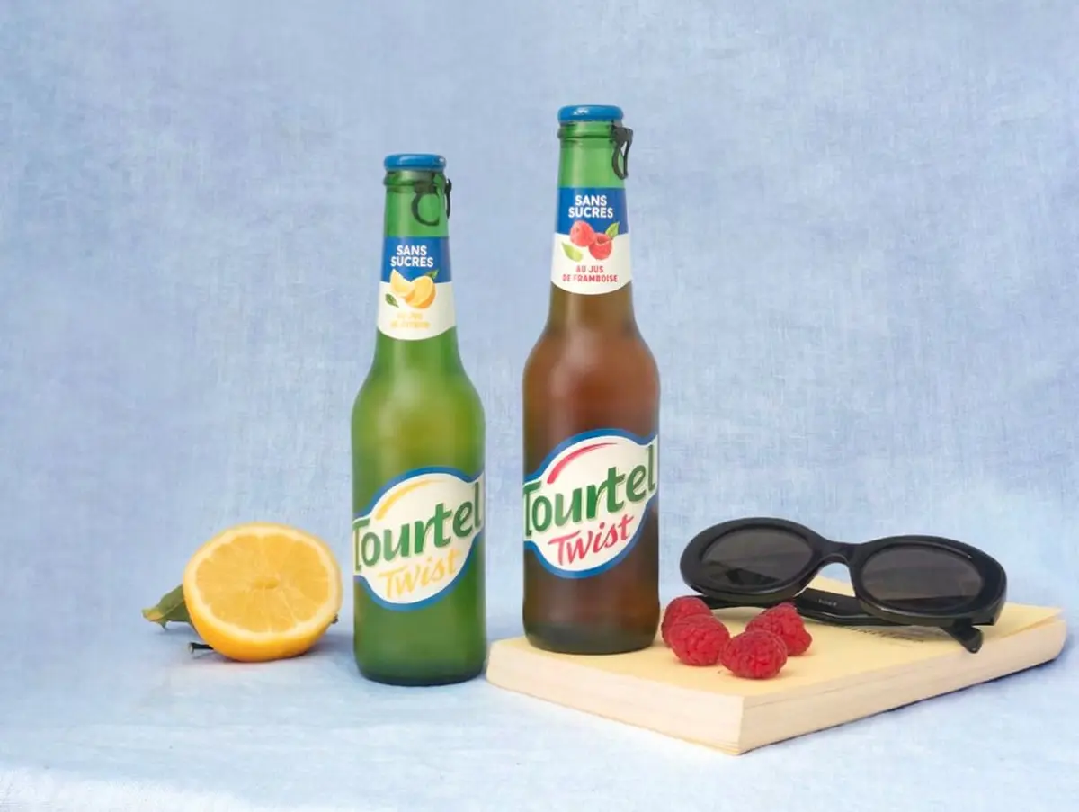 Kronenbourg lance deux nouvelles bières Tourtel Twist 0,0 % sans sucres en saveurs citron et framboise depuis Obernai