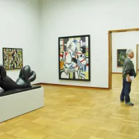 Kunstmuseum à Bâle&nbsp;: l'une des salles consacrée à l'art moderne DR
