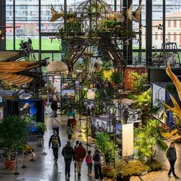L'Aéroflorale II à la Halle de La Machine de Toulouse : une serre volante au cœur du bestiaire mécanique
