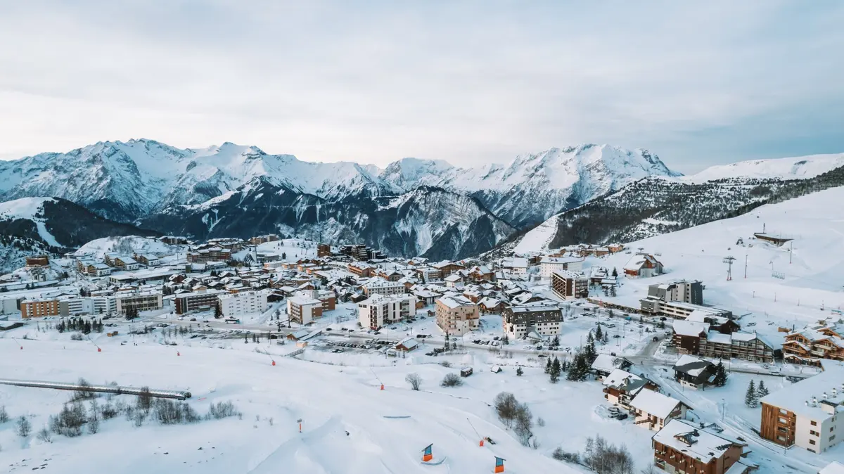 L’Alpe d’Huez en hiver