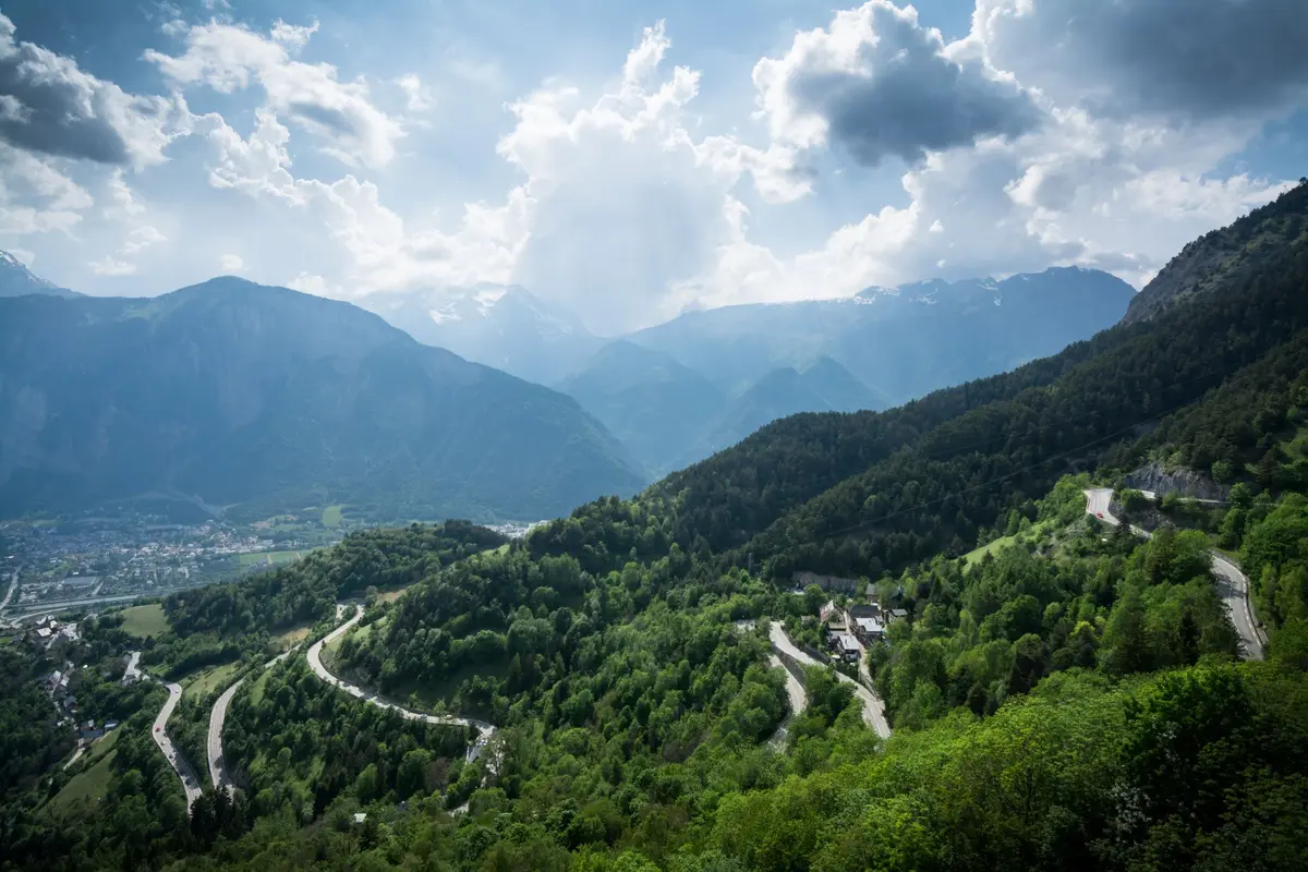 L&rsquo;Alpe d&rsquo;Huez et ses 21 virages