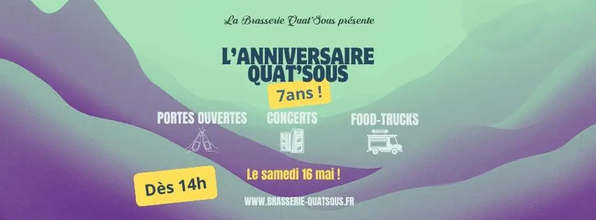 L'anniversaire de la brasserie Quat'Sous