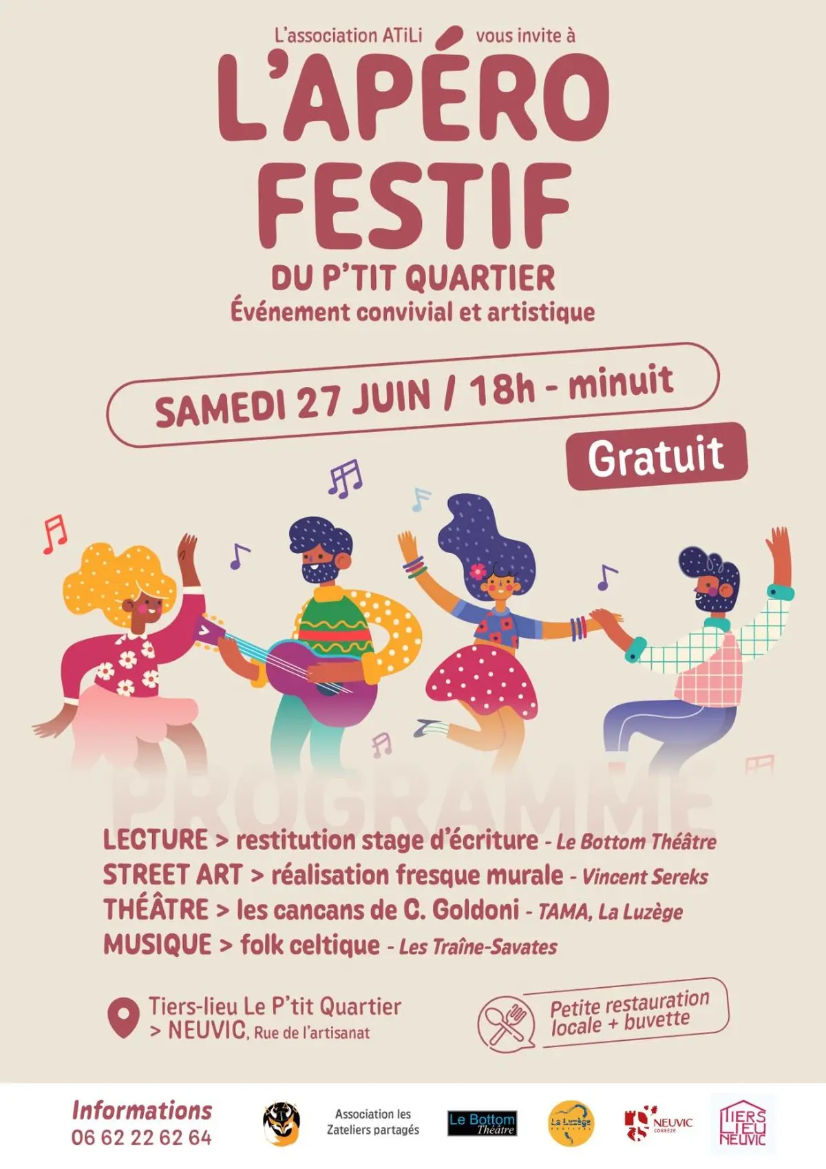 L'apéro festif du P'tit Quartier