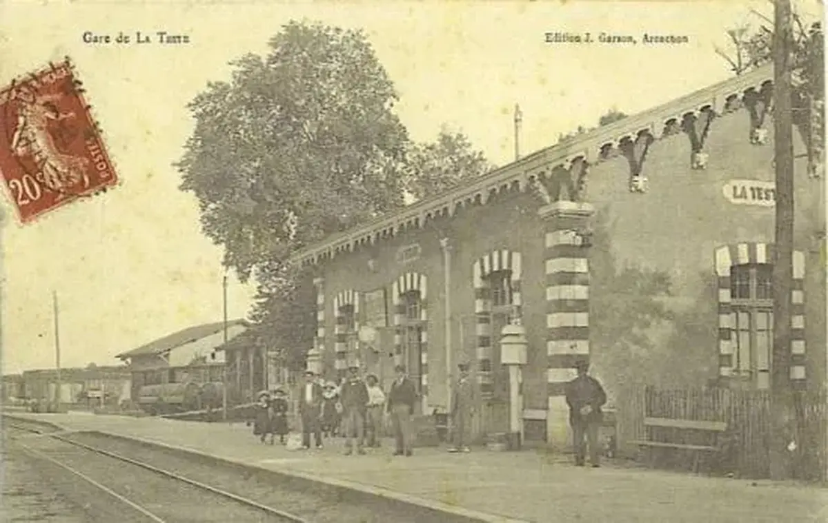 L'arrivée du train sous Napoléon III