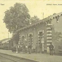 L'arrivée du train sous Napoléon III