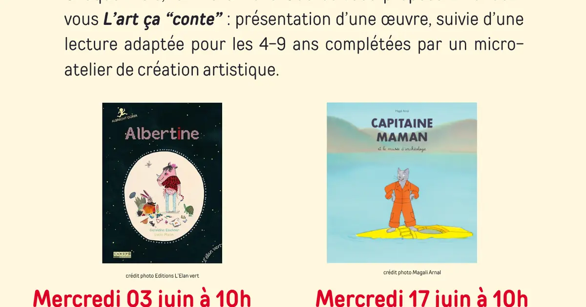 L'art ça conte Capitaine maman et le musée d'archéologie