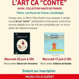 L'art ça conte Capitaine maman et le musée d'archéologie