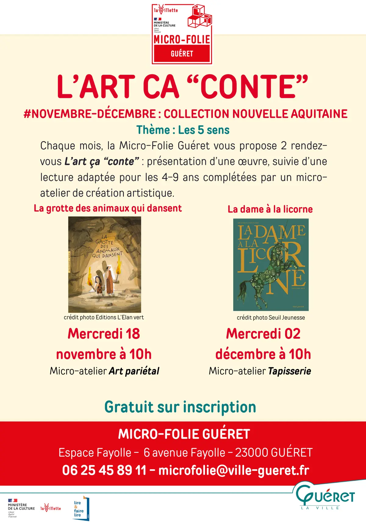 L'art ça conte - La dame à la licorne