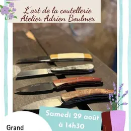 L'art de la coutellerie avec Adrien Boulmer