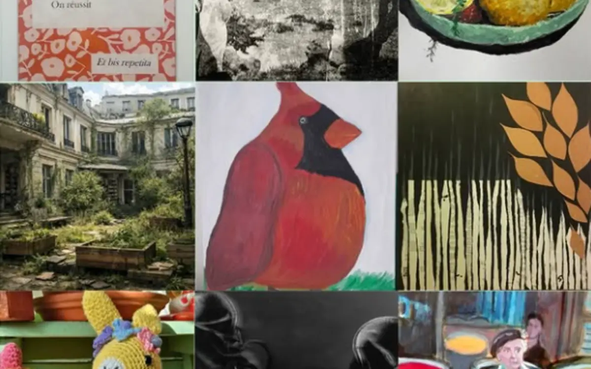 méli mélo des œuvres exposées