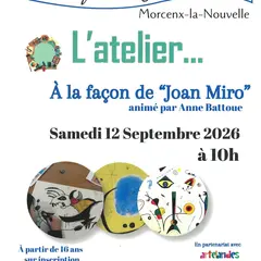 L'atelier à la façon de Joan Miro