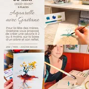 L'atelier aquarelle de Gat Kundera