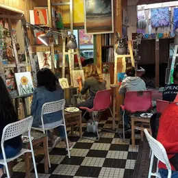 L’atelier bleu, vert, mer - Stage de peinture et de dessin