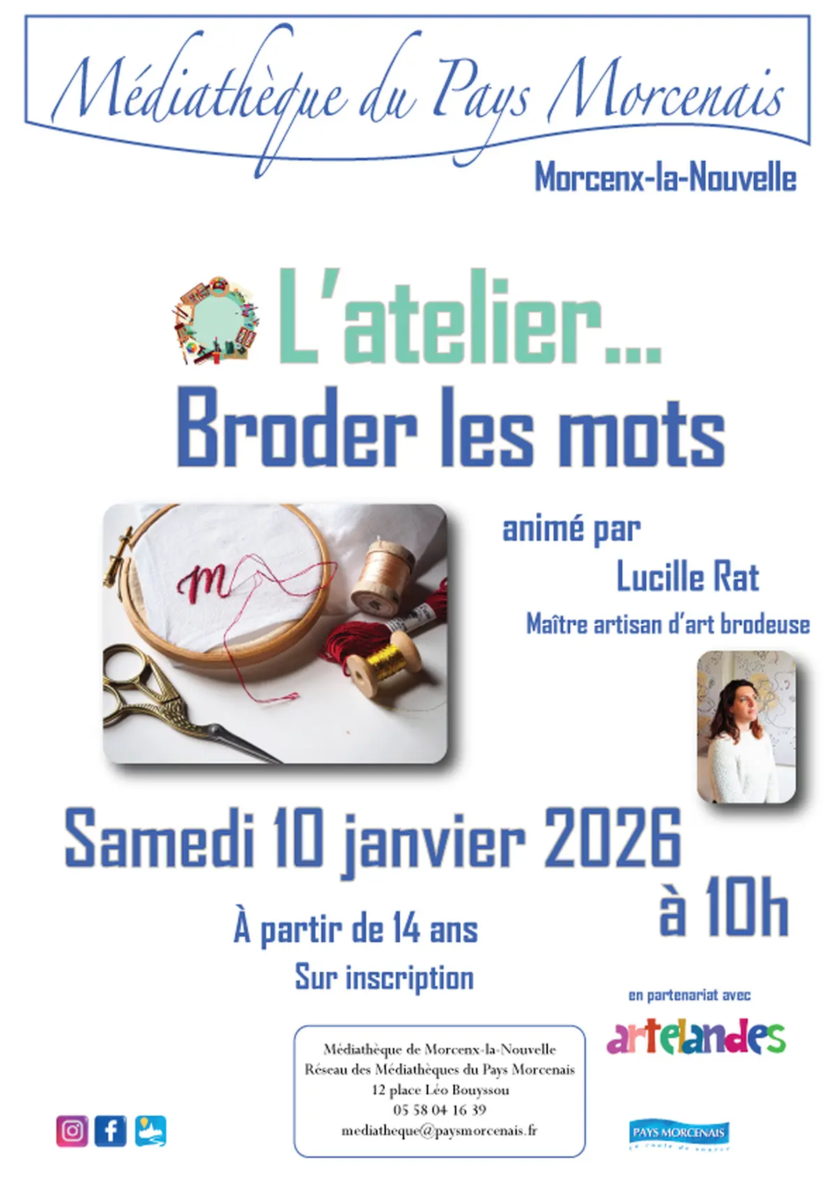 L'atelier ... Broder les mots