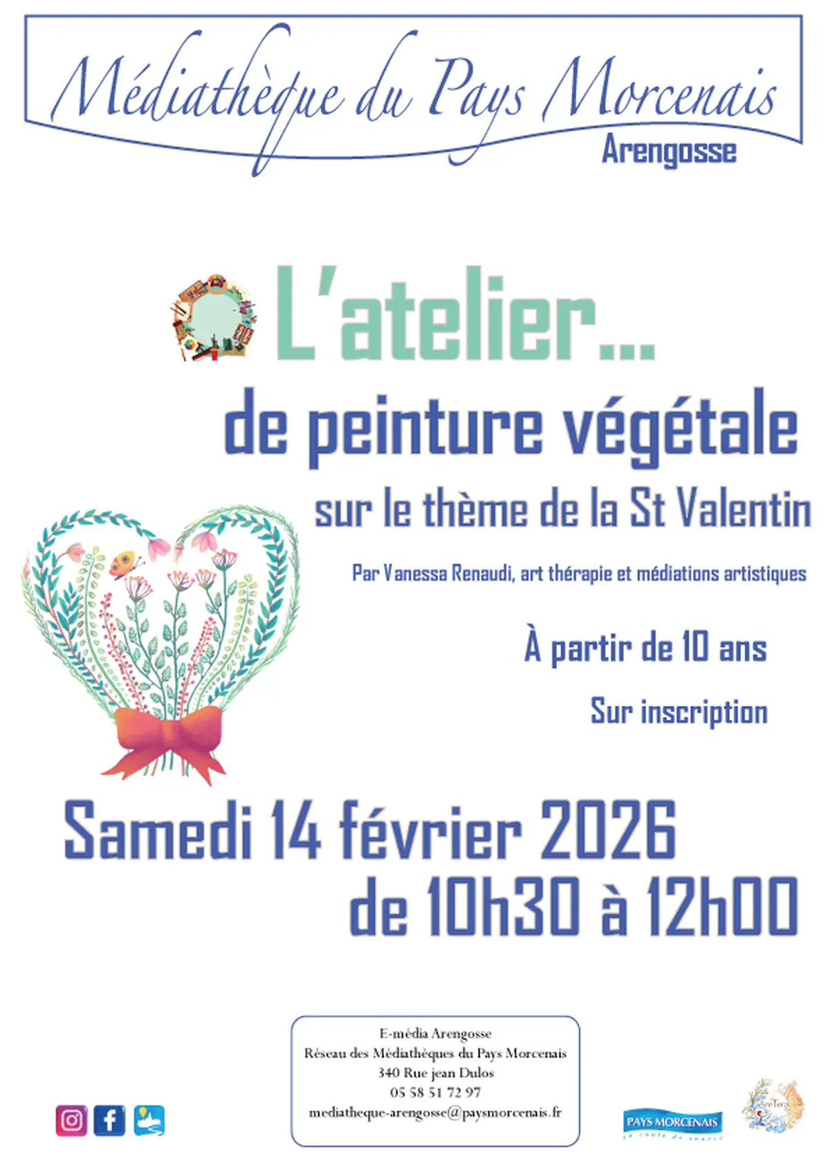 L'atelier de peinture végétale - St Valentin