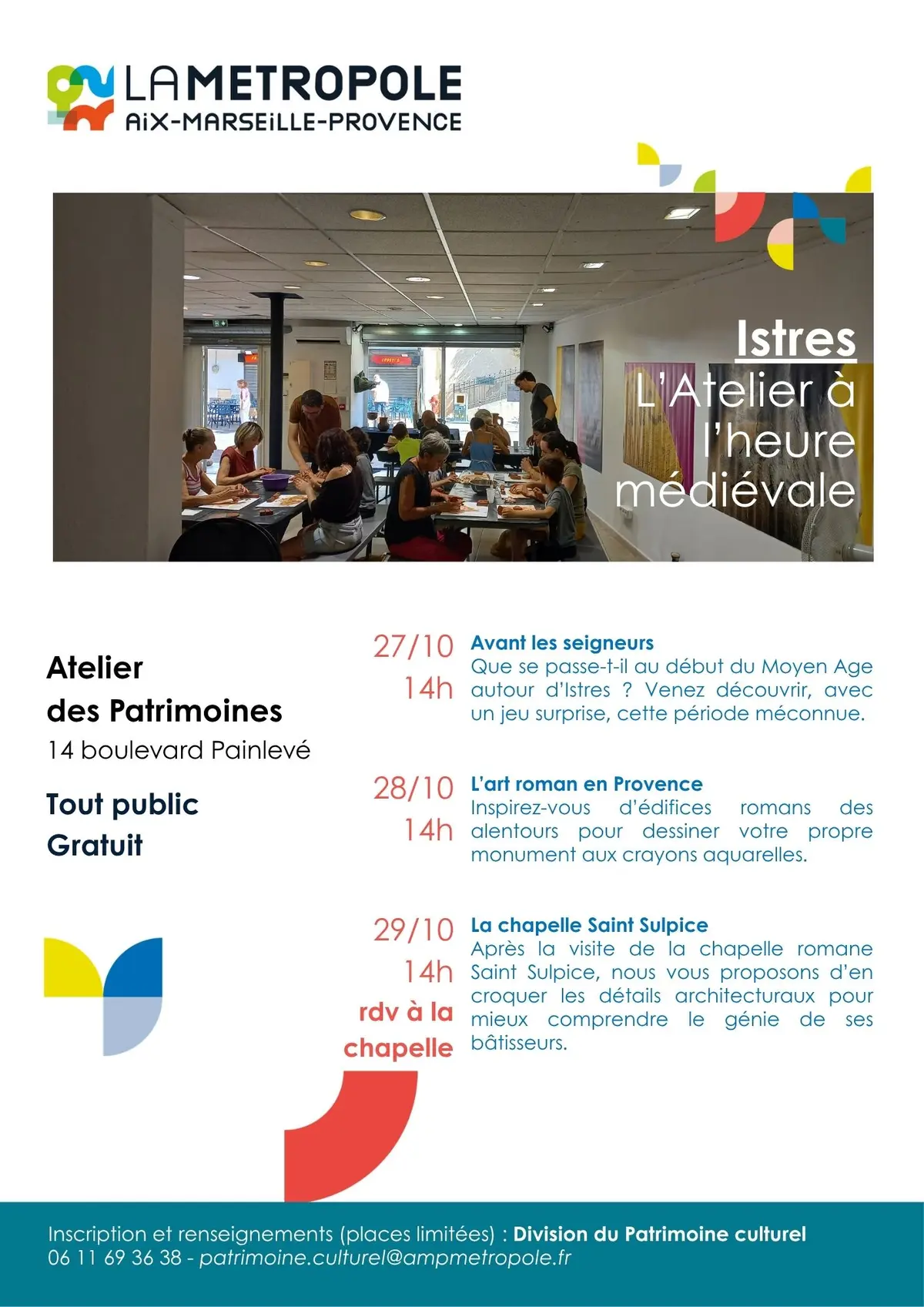 L'atelier des patrimoines à l'heure médiévale